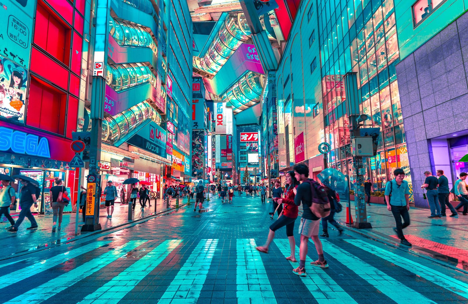 Tokio al atardecer durante un viaje a Japón